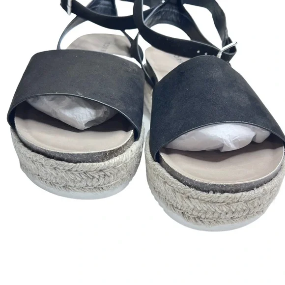 Torrid NWT Double Strap Esp Rope Platform Sandals 12 - Picture 9 of 16